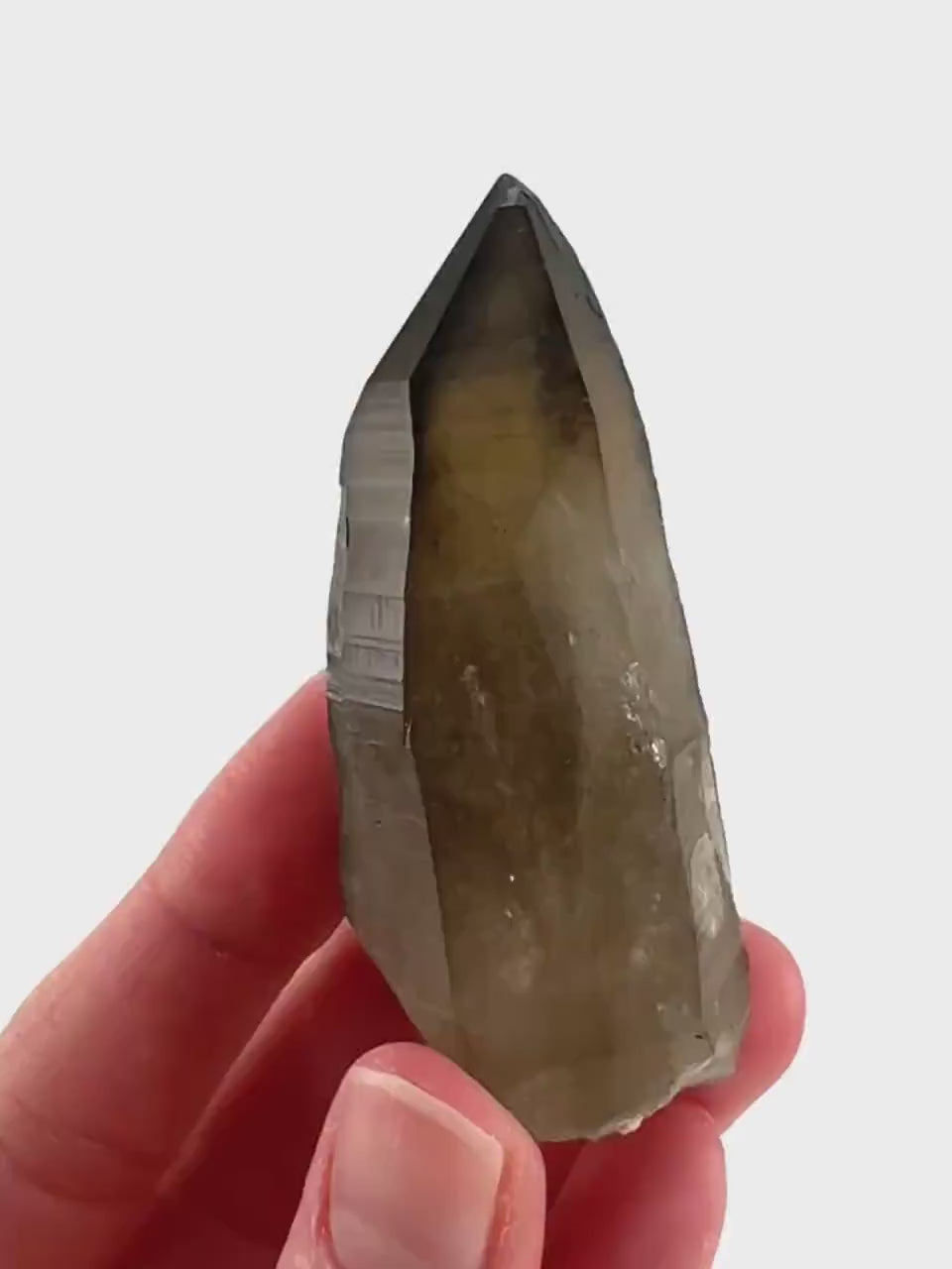 Namibian Smoky Quartz Crystal Point | Raw Mineral Specimen